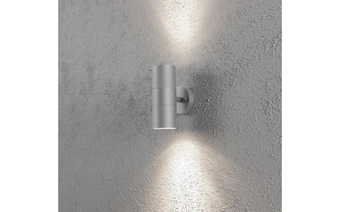 Konstsmide Modena Vägglampa Upp/Ned Grå* Vägglampor Utomhus|Upp & Nedljus Lampor