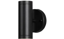 Upp & Nedljus Lampor<Konstsmide Modena Vägglampa Upp/Ned LED 2x4W 3000K Svart IP44