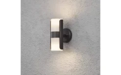 Modena Vägglampa Upp/Ned Svart/Opal