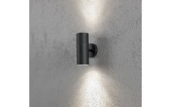 Modena Vägglampa Upp/Ned Svart