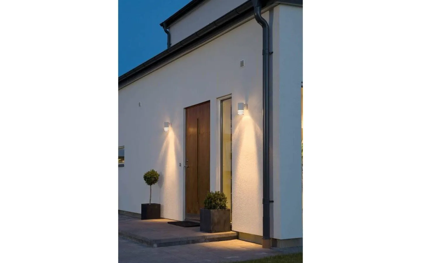 Konstsmide Modena Vägglampa Vit* Upp Eller Nedljus Lampor|Vägglampor Utomhus