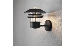 Vägglyktor<Konstsmide Modena Vägglykta 23cm Svart