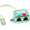 Modular T-splitter Cat.5E, UTP