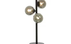 Aneta Molekyl Bordslampa 46cm Svart/Rök* Bordslampor