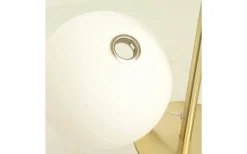 Vardagsrum|Sovrum<Aneta Molekyl Bordslampa 1L 43cm Mässing/Opal