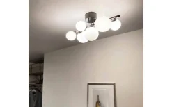 Aneta Molekyl Plafond 58cm Tenn/Vit* Hall & Trappa|Sovrum