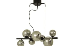 Molekyl Taklampa 58cm 7L Svart/Rök