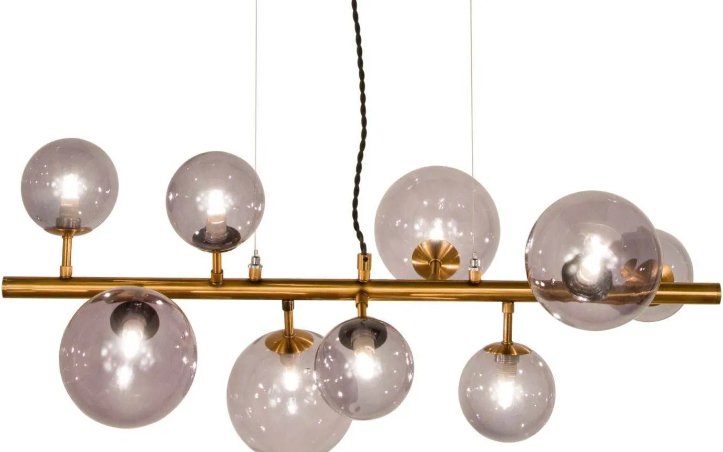 Aneta Molekyl Taklampa 9L 73cm Antik* Avlånga Taklampor|Kök & Matplats