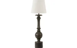 Molly Bordslampa 61cm Svart med Skärm Mia Offwhite