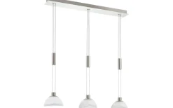Avlånga Taklampor<Eglo Montefio Taklampa 89cm LED 3000K 3x6,5W Nickel