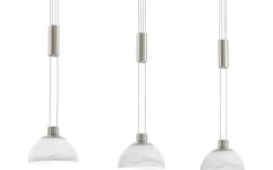 Avlånga Taklampor<Eglo Montefio Taklampa 89cm LED 3000K 3x6,5W Nickel