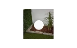 Utomhusdekorationer|Markbelysning<Eglo Monterolo Trädgårdsklot Ø60cm E27 Vit IP65