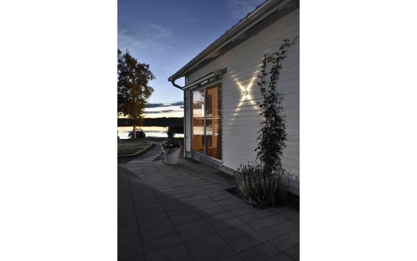 Konstsmide Monza Vägglampa 3W LED 3000K Aluminium IP54* Vägglampor Utomhus