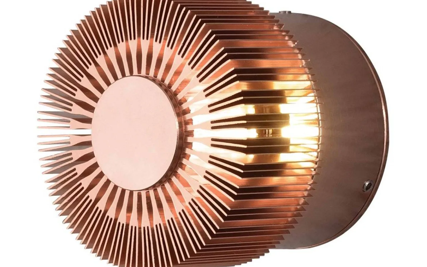 Kustnära Belysning|Vägglampor Utomhus<Konstsmide Monza Vägglampa 3W LED 3000K Koppar IP54