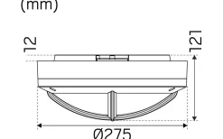 Hidealite Moon Public Cross II 3000/4000K 16W Antracit IP65* Vägglampor Utomhus