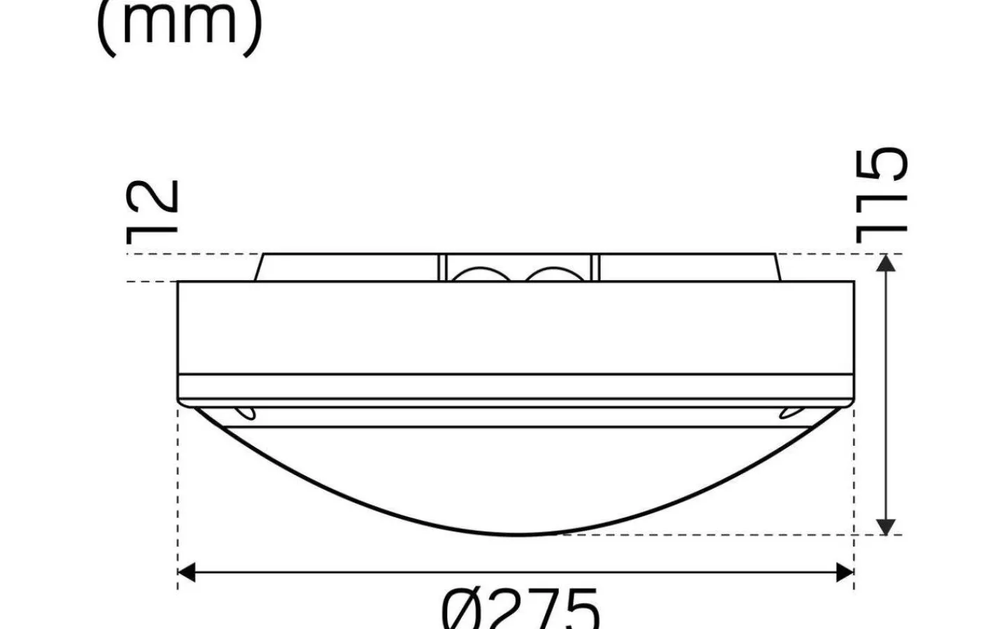 Hidealite Moon Public Eye 3000/4000K 16W Grå IP65* Vägglampor Utomhus