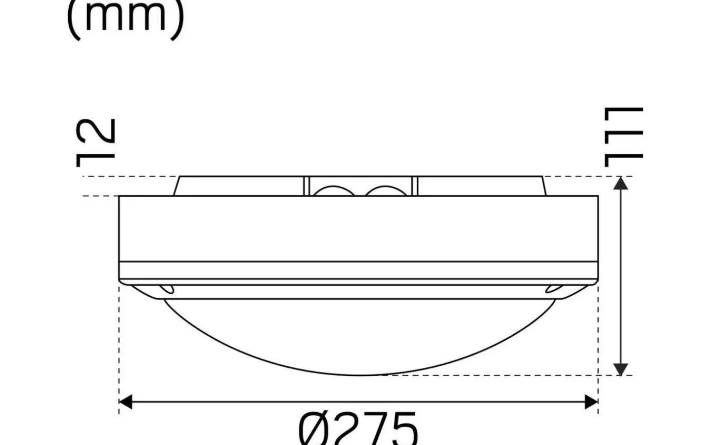 Hidealite Moon Public Round 3000/4000K 16W Grå IP65* Vägglampor Utomhus