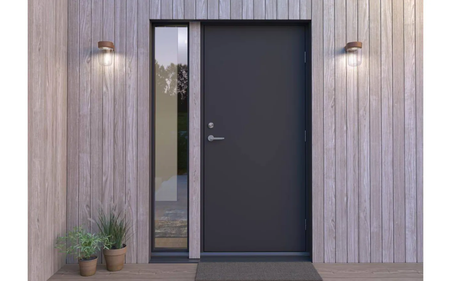 Belid Moon Vägglampa LED 6W 3000K Rost IP44* Vägglampor Utomhus