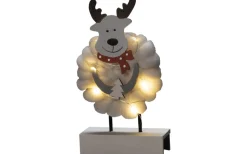 Konstsmide Moose Batteridriven Bordsdekoration Bomull/Trä* Batteri Julpynt Inomhus