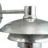Dyberg Larsen Morph Vägglampa 24cm Galvaniserat Stål IP44* Kustnära Belysning|Vägglyktor