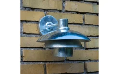 Dyberg Larsen Morph Vägglampa 24cm Galvaniserat Stål IP44* Kustnära Belysning|Vägglyktor