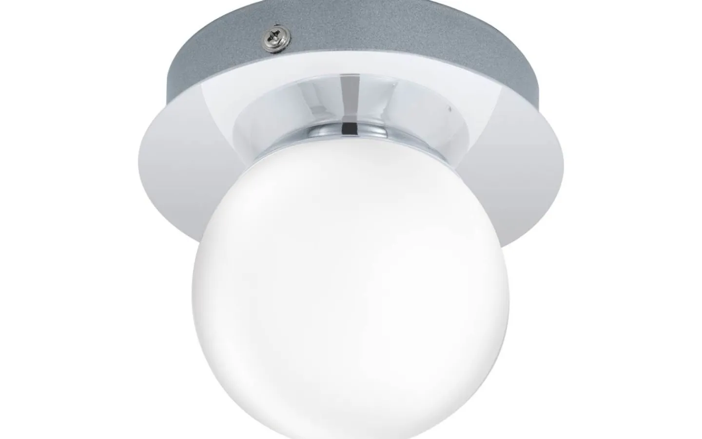 Badrumslampor Tak<Eglo Mosiano Plafond 11cm LED 3000K 3,3W Krom IP44