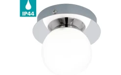 Badrumslampor Tak<Eglo Mosiano Plafond 11cm LED 3000K 3,3W Krom IP44