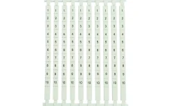 Kopplingsplintar,Kabelkanal.<Malmbergs Märkkarta, N, 100 st