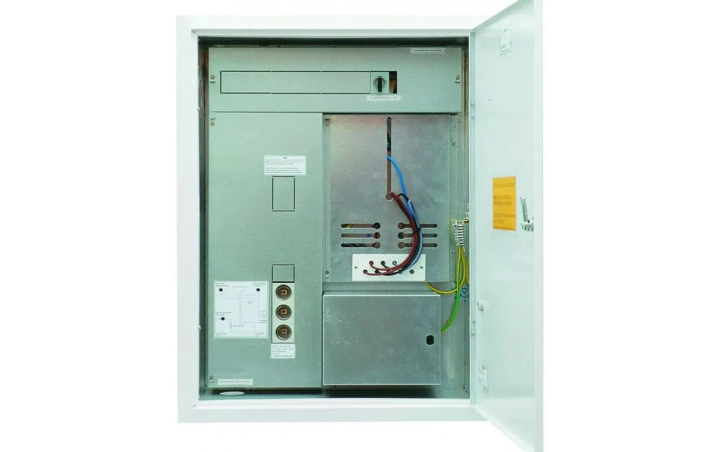 Malmbergs Mätarskåp, 25A, Infälld, dubbla utgående plintar* Normkapslingar, Mätarskåp