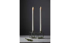 Star Trading M-Twinkle Batteridrivet Antikljus 40cm 2-Pack Vit* Antikljus|Antikljus