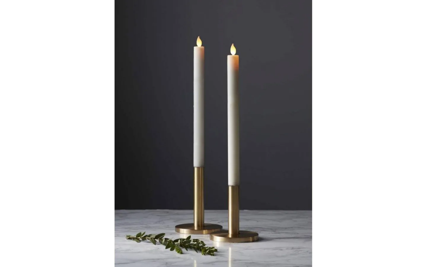 Antikljus|Antikljus<Star Trading M-Twinkle Batteridrivet Antikljus 30cm 2-Pack Vit