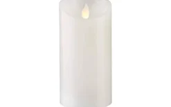 M-Twinkle Batteridrivet Blockljus Vit 15cm