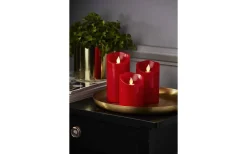 Blockljus Inomhus|Blockljus Inomhus<Star Trading M-Twinkle Batteridrivet Blockljus 15cm Röd