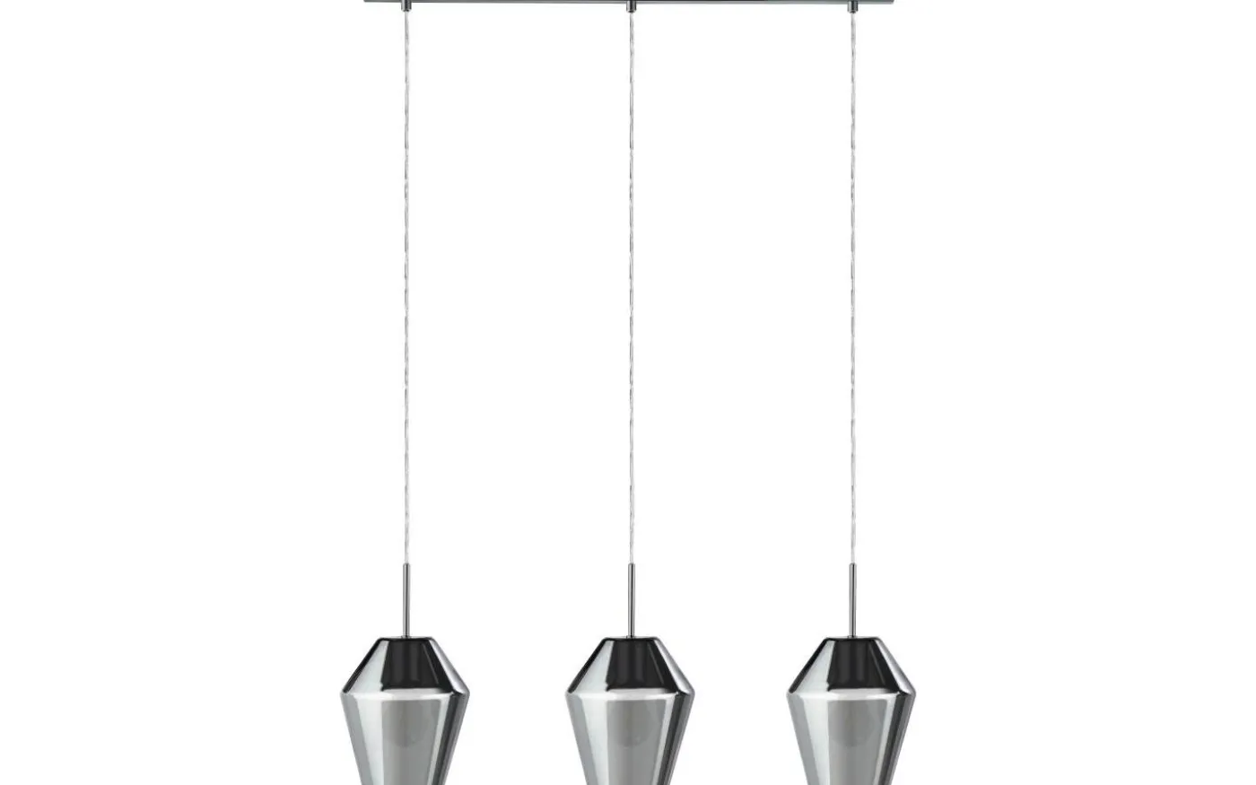 Murmillo Taklampa 77cm Krom/Smoke