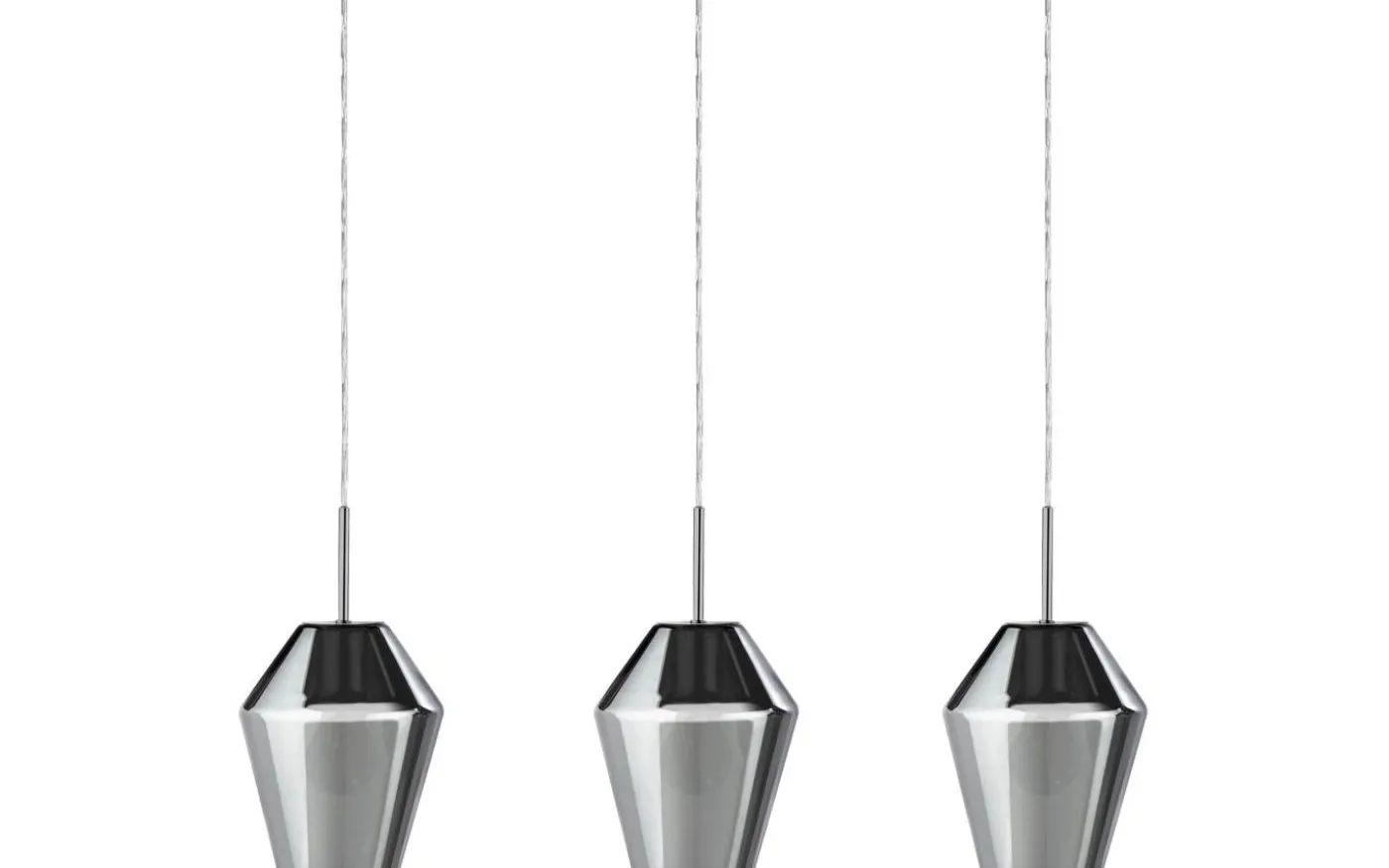 Murmillo Taklampa 77cm Krom/Smoke