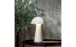 Star Trading Mushroom Uppladdningsbar Bordslampa 3-Stegs DIM 28cm Vit IP44* Uppladdningsbara Lampor Utomhus|Uppladdningsbara Lampor Utomhus