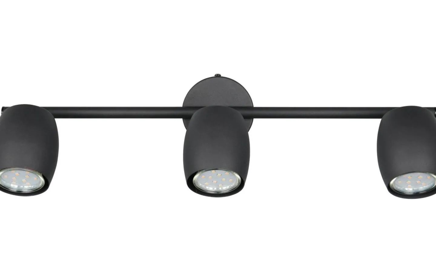 Reality Nancy Spotlight 3-delad GU10 mattsvart* Avlånga Takspotlights|Takspot Med 3 Lampor