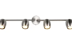 Nancy Spotlight 4-delad GU10 borstad stål