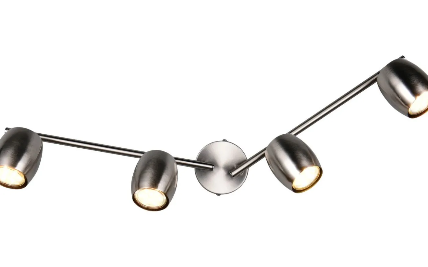Nancy Spotlight 4-delad GU10 borstad stål