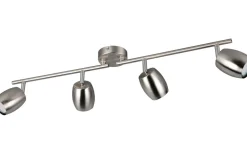 Nancy Spotlight 4-delad GU10 borstad stål