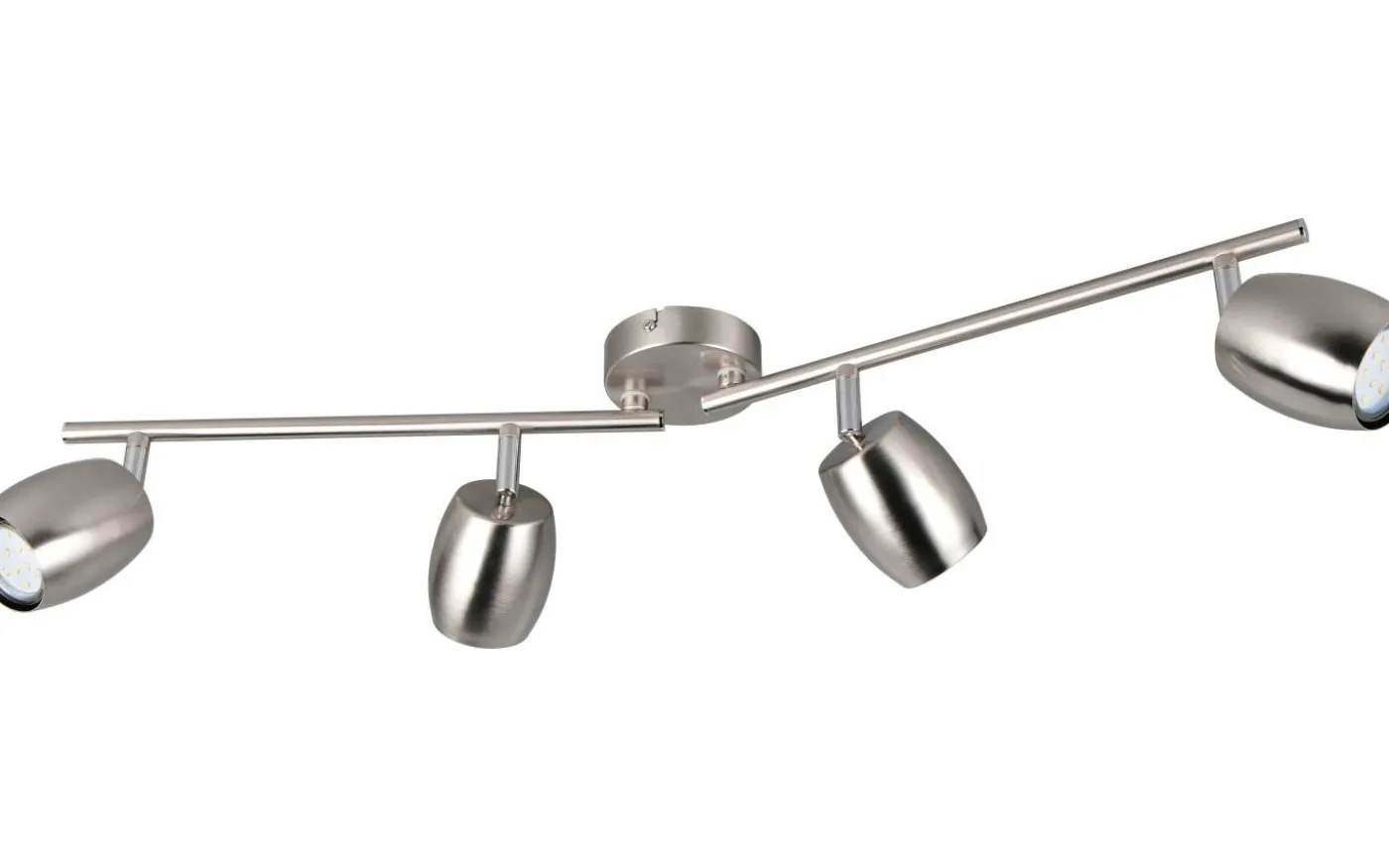 Nancy Spotlight 4-delad GU10 borstad stål