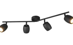 Avlånga Takspotlights|Takspot Med Minst 4 Lampor<Reality Nancy Spotlight 4-delad GU10 mattsvart
