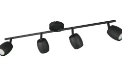 Avlånga Takspotlights|Takspot Med Minst 4 Lampor<Reality Nancy Spotlight 4-delad GU10 mattsvart