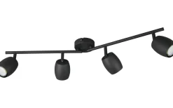 Avlånga Takspotlights|Takspot Med Minst 4 Lampor<Reality Nancy Spotlight 4-delad GU10 mattsvart