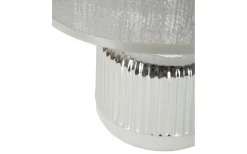 Napoli Bordslampa 29cm Vit/Silver