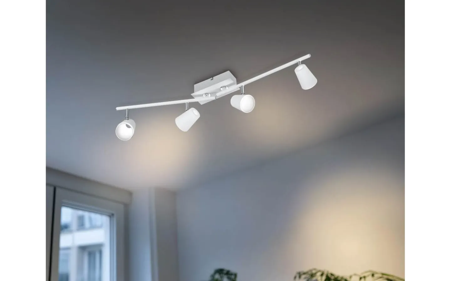 Avlånga Takspotlights|Takspot Med Minst 4 Lampor<Trio Lighting Narcos Spotlight LED 4-delad vit
