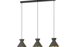 Avlånga Taklampor<Eglo Nastasia Taklampa 100cm Cappuccino/Mässing