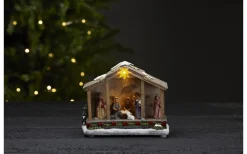 Star Trading Nativity Krubba* Julbyar Och Figurer|Batteri Julpynt Inomhus