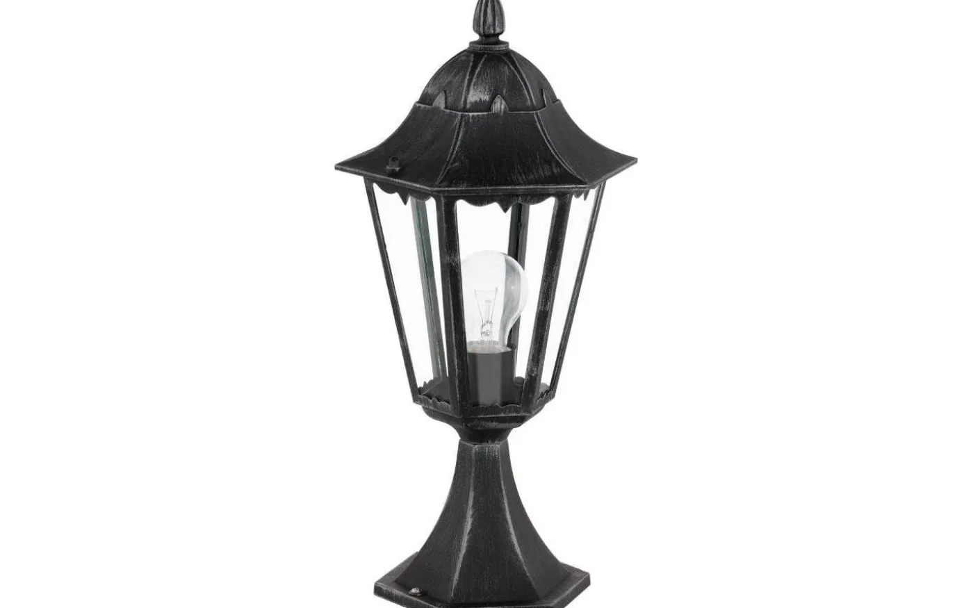 Navedo Grindlykta 47cm Svart/Silverpatina IP44