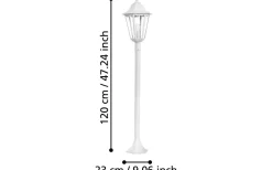 Eglo Navedo Pollare 120cm Vit IP44* Pollare & Grindlyktor
